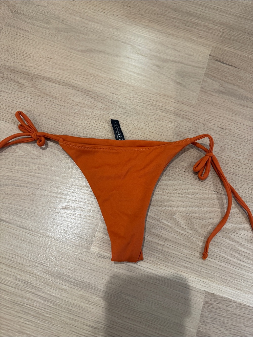 Disruptive Youth Bikini Bottom in Burnt Orange Small